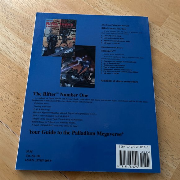 Palladium THE RIFTER No. 1 - Your Guide to the Megaverse - Picture 3 of 9